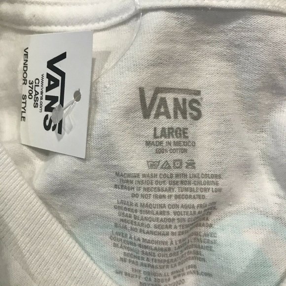 Vans Mens Off the Wall Balloon T Shirt Size Large Short Sleeve Thumbs Up NEW - Picture 4 of 6